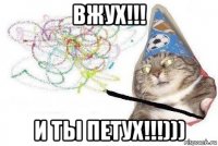 вжух!!! и ты петух!!!)))