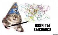 ВЖУХ! ТЫ ВЫСПАЛСЯ