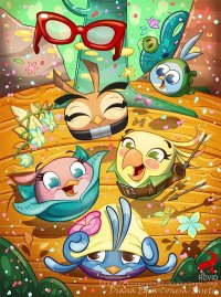 Создать мем Angry birds