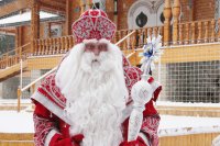 Создать мем Дед Мороз удивлён