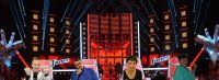 Создать мем Голос с кучерявым