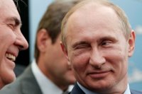 Создать мем Хитрый путин