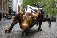 Создать мем Usa western bull