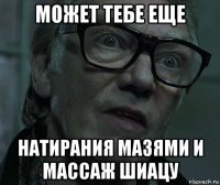 может тебе еще натирания мазями и массаж шиацу