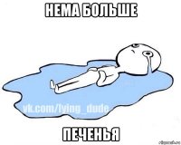 нема больше печенья