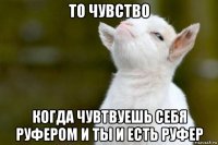 то чувство когда чувтвуешь себя руфером и ты и есть руфер