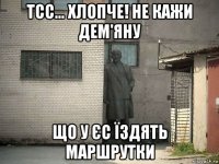 тсс... хлопче! не кажи дем'яну що у єс їздять маршрутки