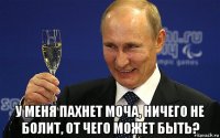  у меня пахнет моча, ничего не болит, от чего может быть?