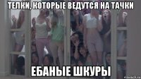 телки, которые ведутся на тачки ебаные шкуры