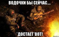 водочки бы сейчас.... *достает*вот!