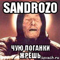 sandrozo чую поганки жрёшь