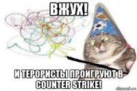 вжух! и терористы проигруют в counter strike!