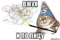 вжух и по лицу