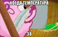 когда температура 38
