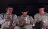 Создать мем A Clockwork Orange