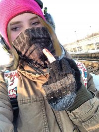 Создать мем Ня привет