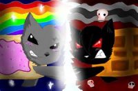 Создать мем Nyan cat