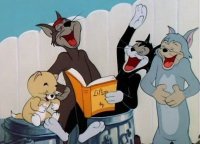 Создать мем Том и джерри прикол
