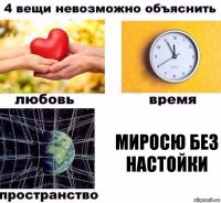 Миросю без настойки