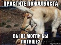 простите пожалуйста вы не могли бы потише?