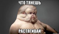 что тянешь растягивай