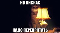 но вискас надо перепрятать