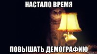 настало время повышать демографию