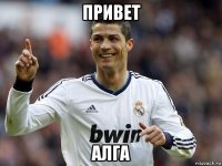 привет алга