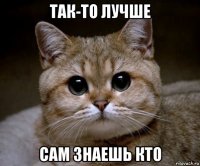 так-то лучше сам знаешь кто