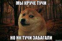 мы круче тучи но нк тучи забагали