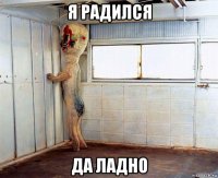 я радился да ладно