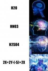 H2O HN03 H2SO4 2x+2y-(-5)+2x