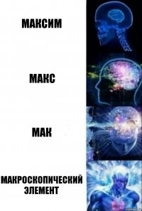 Максим Макс Мак макроскопический элемент