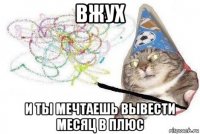 вжух и ты мечтаешь вывести месяц в плюс