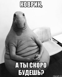 коврик, а ты скоро будешь?