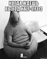 когда ждешь выход half-life 3 я....