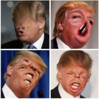 Создать мем Дональд-трамп урод