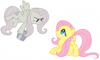 Создать мем Fluttershy