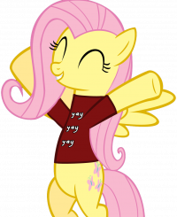 Создать мем Fluttershy