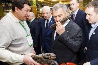 Создать мем Минниханов нюхает казылык