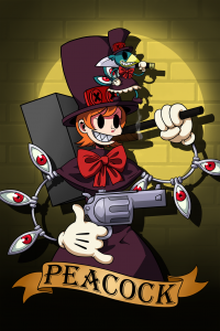 Создать мем Пикок из  Skullgirlls