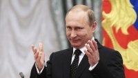 Создать мем Путин