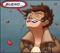 Создать мем Трейсер bueno