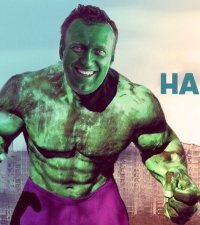 Создать мем Зелёный Навальный идём на