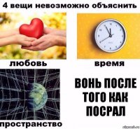 Вонь после того как посрал