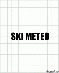 ski meteo