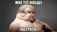 мне тут иобщу несрать