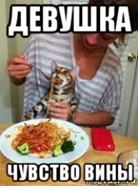 девушка чувство вины