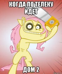 когда по телеку идёт дом 2