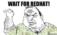 WAIT FOR REDHAT!